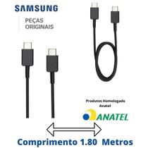Cabo Samsung 1.80 Metros C pra C NOTE 10 Lite Note 20 ultra