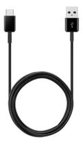 Cabo Samsung Sm-c9 Pro Preto Com Entrada Usb Tipo C Saída Usb
