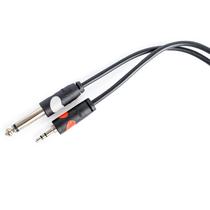 Cabo santo angelo audio conectores 1 p2st x 1 p10m ca28 2m Cabo santo angelo audio conectores 1 p2st x 1 p10m ca28 2m