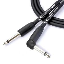 Cabo santo angelo guitarra 0,20mm preto conector p10+p10l ninja cable 10ft 3,05m Cabo santo angelo guitarra 0,20mm preto conector p10+p10l ninja cable 10ft 3,05m