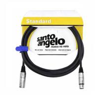 Cabo santo angelo microfone angel plug xlrm xlrf - 4,57mtrs