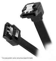 Cabo SATA 3 - 6 Gb/s - 40cm - Uma ponta em L - Preto Cabo SATA 3 - 6 Gb/s - 40cm - Uma ponta em L - Preto