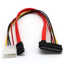 Cabo Sata 7+15pin + Dados 4pin + Cabo De Energia Molex