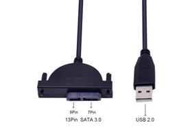 Cabo Sata Usb 2.0 Adaptador Cd,dvd Notebook Slim Sata