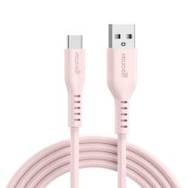 Cabo Silicone USB-A P/ USB-C Rosa ESC05SPK - Geonav