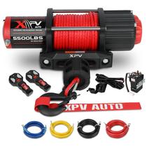 Cabo sintético sem fio Winch XPV AUTO 5500 lb 12V Cabo sintético sem fio Winch XPV AUTO 5500 lb 12V