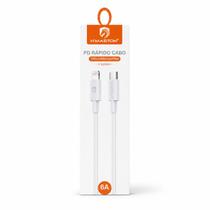 Cabo SJX04 USBC para Lightning 1m Carga Rápida 6A Branco Cabo SJX04 USBC para Lightning 1m Carga Rápida 6A Branco