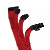 Cabo Sleeved Gamer Rise Mode RMSL Kit Extensão AWG18 30cm