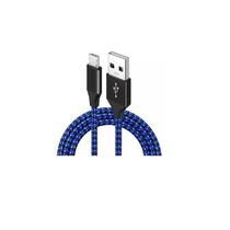 Cabo Smartphone Inova Micro Usb 2.0M Cordinha V8 Celular Azul
