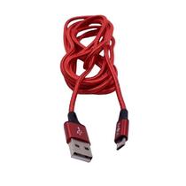 Cabo Smartphone Inova Micro Usb 2.0M Cordinha V8 Celular Vermelho
