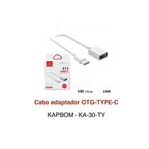 Cabo Smartphone Kapbom Conector Otg Tipo C Para Usb 10 Centimetros Ka-30-Ty