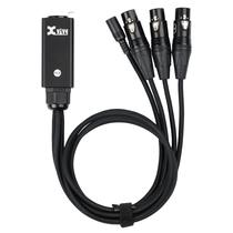 Cabo Snake de Áudio Xvive PX-B de 3 Canais com XLR Cabo Snake de Áudio Xvive PX-B de 3 Canais com XLR