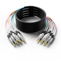 Cabo Snake PRORECK de 8 canais blindado de 25 pés 1/4" TRS para TRS Cabo Snake PRORECK de 8 canais blindado de 25 pés 1/4" TRS para TRS