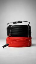Cabo Solar 6mm 20m Preto/Verm + Conectores MC4