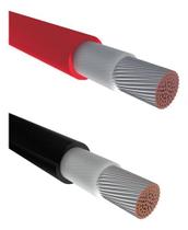 Cabo Solar Flexível 4mm2 - 9m Preto + 9m Vermelho