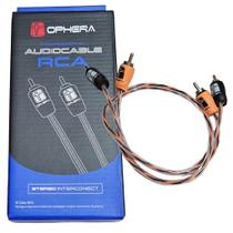 Cabo Som Automotivo RCA Profissional 0,5M Cobre Ophera Cabo Som Automotivo RCA Profissional 0,5M Cobre Ophera