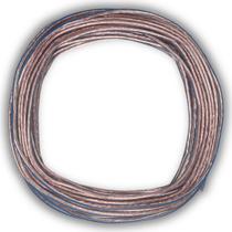 Cabo Som Fio Paralelo 10m 10 Metros 1,5mm Cristal Azul 100% Cobre 2x14AWG