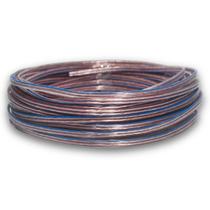Cabo Som Fio Paralelo 20m 20 Metros 1,5mm Cristal Azul 100% Cobre 2x14AWG Cabo Som Fio Paralelo 20m 20 Metros 1,5mm Cristal Azul 100% Cobre 2x14AWG