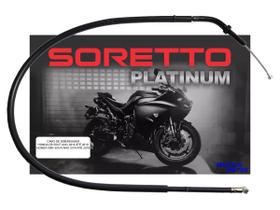 Cabo Soretto Platinum embreagem CB 500F 2014-2019, CBR 500 2014-2018