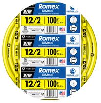 Cabo Southwire Romex da marca Simpull 12/2 W/G NMB 30m