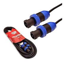 Cabo Speakon 4 Polos Macho Para Caixa Acústica Conector 10 M Mxt Cabo Speakon 4 Polos Macho Para Caixa Acústica Conector 10 M Mxt