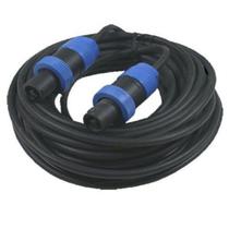 Cabo Speakon Macho Para Macho 10 Metros 6.5Mm Preto 8156 Cabo Speakon Macho Para Macho 10 Metros 6.5Mm Preto 8156