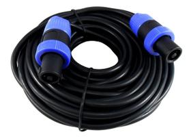Cabo Speakon Macho + Speakon Macho 10 Metros Profissional Cabo Speakon Macho + Speakon Macho 10 Metros Profissional