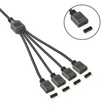 Cabo splitter argb 1 para 4 saídas 3 pinos 5v p/ fans e led
