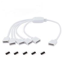 Cabo Splitter Rgb 4 Pinos - 1t5 + Conector Macho 4 Pinos