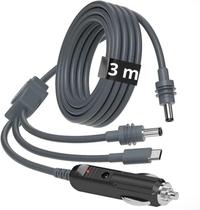 Cabo starlinkk Mini Para Carro 3 em 1 Carregador Veicular 12V 24V USB-C DC Tipo C Conector P4 Vedação Original 100W Font