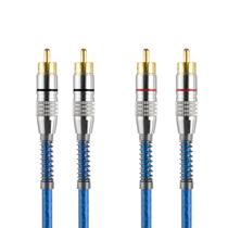 Cabo Svart - Rca - 5 Metros - 2 + 2 - Blue Prime