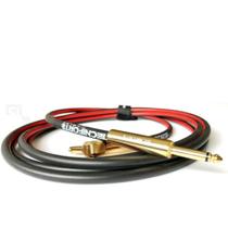 Cabo Tecniforte Animal Plugue Ouro P10 L Reto 4,58 M An15lau