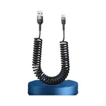 Cabo Telescópico USB Tipo C Para Tipo C De Carregamento Rápido 66W Para iPhone 15, Samsung, Huawei,