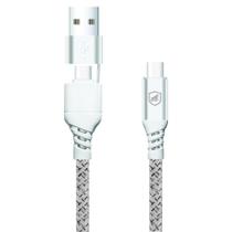 Cabo Thunder 65W 2 em 1 Tipo C / Tipo C / USB-A -1M- Gshield Cabo Thunder 65W 2 em 1 Tipo C / Tipo C / USB-A -1M- Gshield