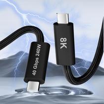 Cabo Thunderbolt 4 EGTPPJP 240 W USB-C para USB C 1,8 m preto