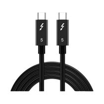 Cabo Thunderbolt 5 De Alta Velocidade 80Gbps 120Gbps Para 16K Dual 8K 240W USB C SSD Compatível Com