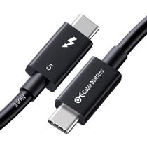 Cabo Thunderbolt 5 Matters, certificado Intel, 0,3 m, preto Cabo Thunderbolt 5 Matters, certificado Intel, 0,3 m, preto