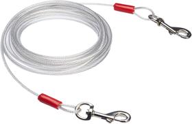 Cabo tie-out Amazon Basics para cães de até 56,7 kg, 9,14 m