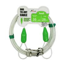 Cabo Tie-Out Ptest Reflective 25 pés para cães pequenos 35 libras