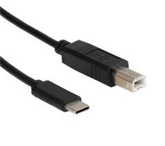 Cabo Tipo C 2.0 + Usb B Macho - 2M Cabo Tipo C 2.0 + Usb B Macho - 2M