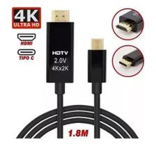 Cabo Tipo-c 3.1 Para Hdmi 2.0 1.8m 1080p Hd 2k 4k