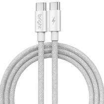Cabo Tipo C 3 Em 1 De 1 Metro Branco Bright
