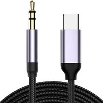 Cabo Tipo C Auxiliar. Audio (Usb-C Para P2 3.5mm) compativel com todos Celulares com Usb C