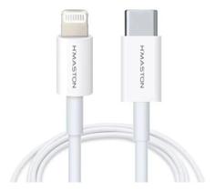 Cabo Tipo C Compativel Iphone 27w H'maston Hb16-pd Branco
