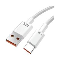 Cabo Tipo C De Carregamento Super Rápido 120W 10A Para Huawei P30, Xiaomi Redmi, Oneplus, POCO, Cabo