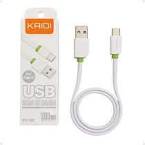 Cabo Tipo-C Kaidi IOS e Android Carregamento Rápido