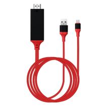 Cabo tipo c para hdmi + usb 1,8mts - Central Cabos