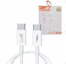 Cabo Tipo-C para Tipo-C Eletro 1m Carregamento Rápido 65w