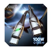 Cabo Tipo-c Para Typo-c Qoovi Turbo Qc 3.0 Carga Rápida 100w Cabo Tipo-c Para Typo-c Qoovi Turbo Qc 3.0 Carga Rápida 100w