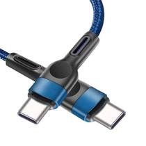 Cabo Tipo-c Para Typo-c Turbo Qc 3.0 Carga Rápida 100w Fast Cabo Tipo-c Para Typo-c Turbo Qc 3.0 Carga Rápida 100w Fast